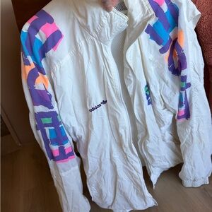 Adidas Cream Jacket with Subtle Accents